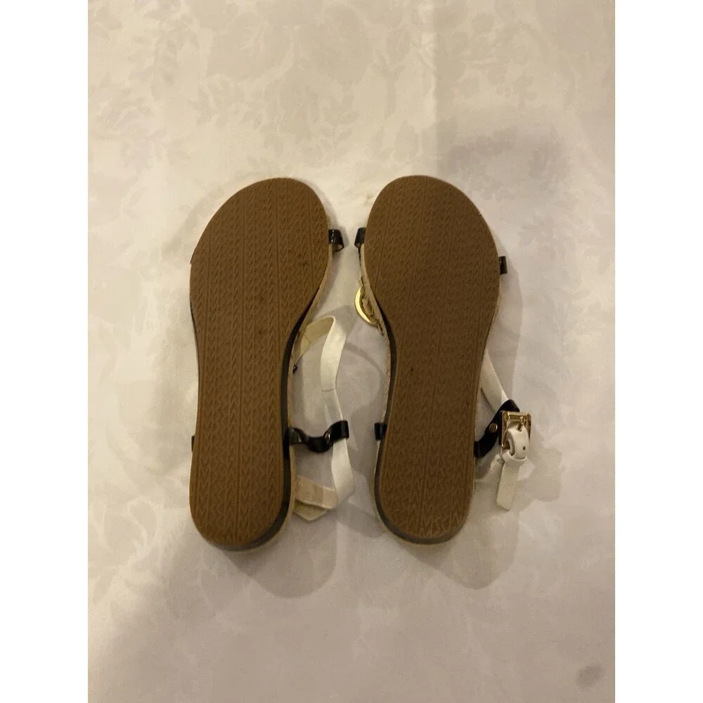 Michael Kors MK Hope Sandals Women’s 6.5 Charm Espadrille